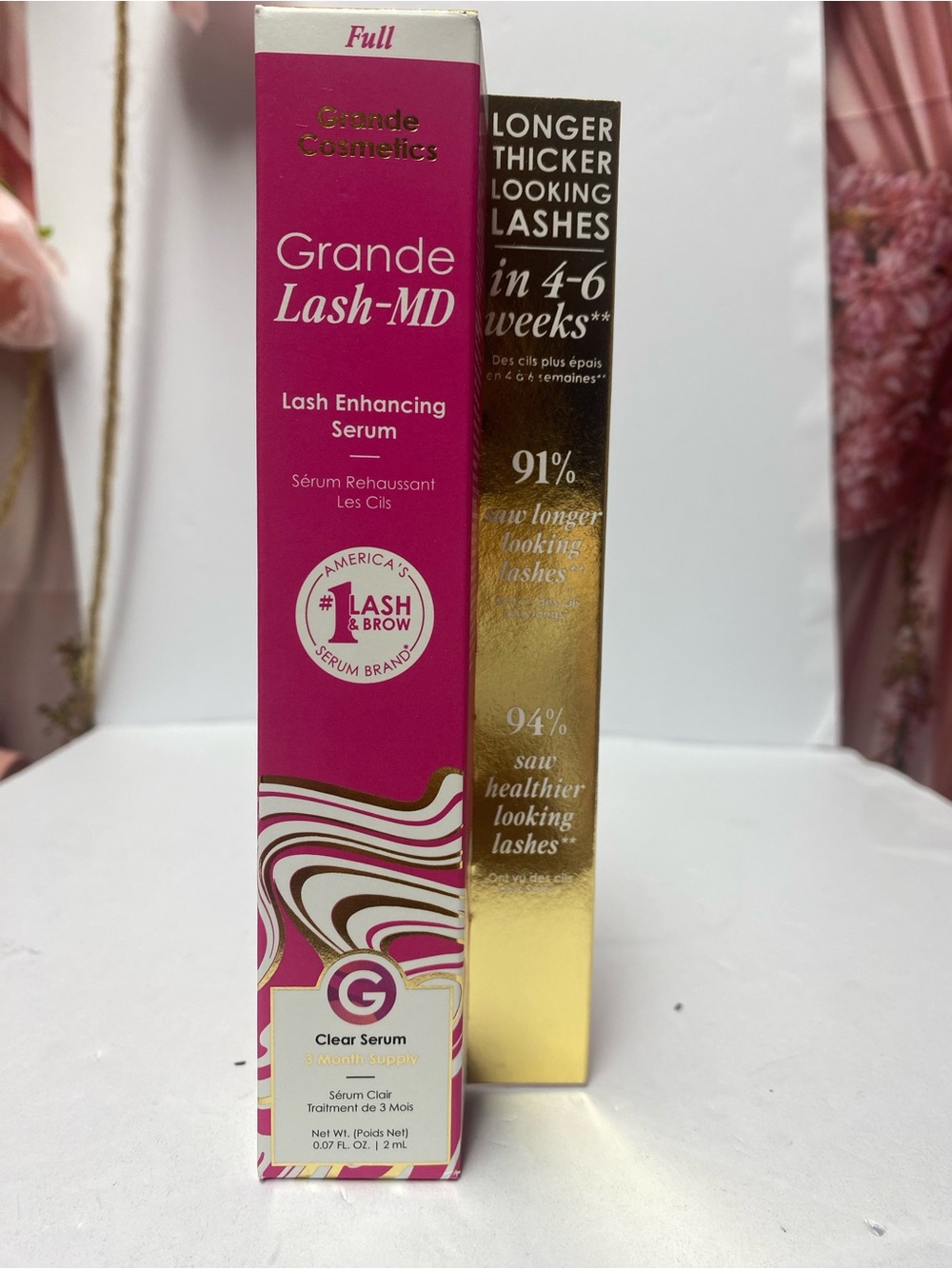 Grande Lash-MD Lash Enhancing Serum – Clear (Pink Packaging)